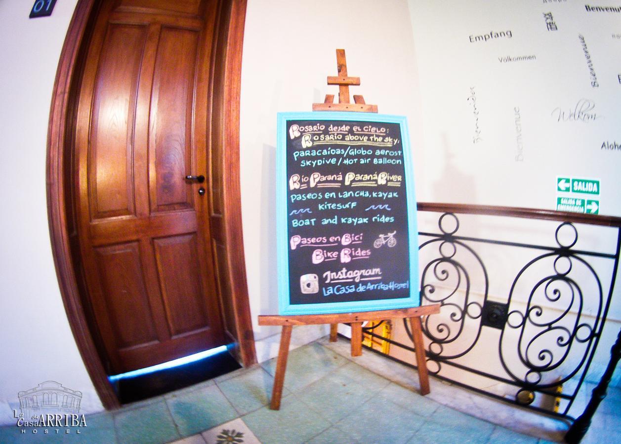 La Casa De Arriba Hostel Росарио Экстерьер фото